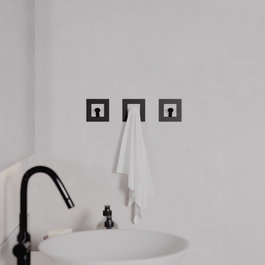 Wallity Kaly Metal Square Hanger - Negro